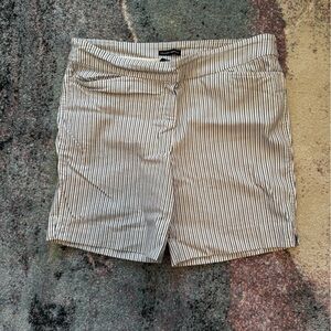 CLEARANCE SALE! 
Hillary Radley Bike shorts White with blue stripes